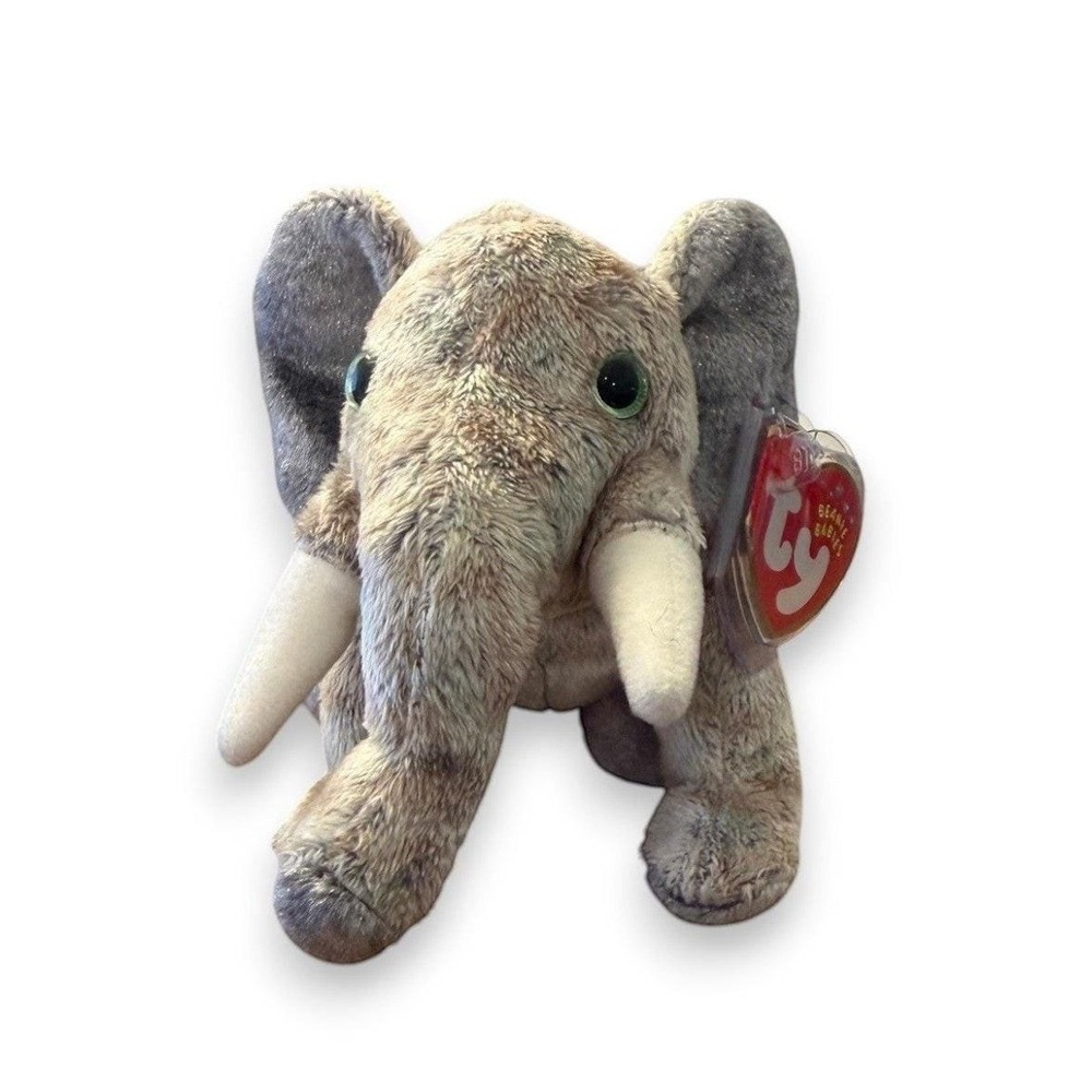 Pounds the Elephant | Gentle Giant | Mint Heart Tag TY Beanie Baby